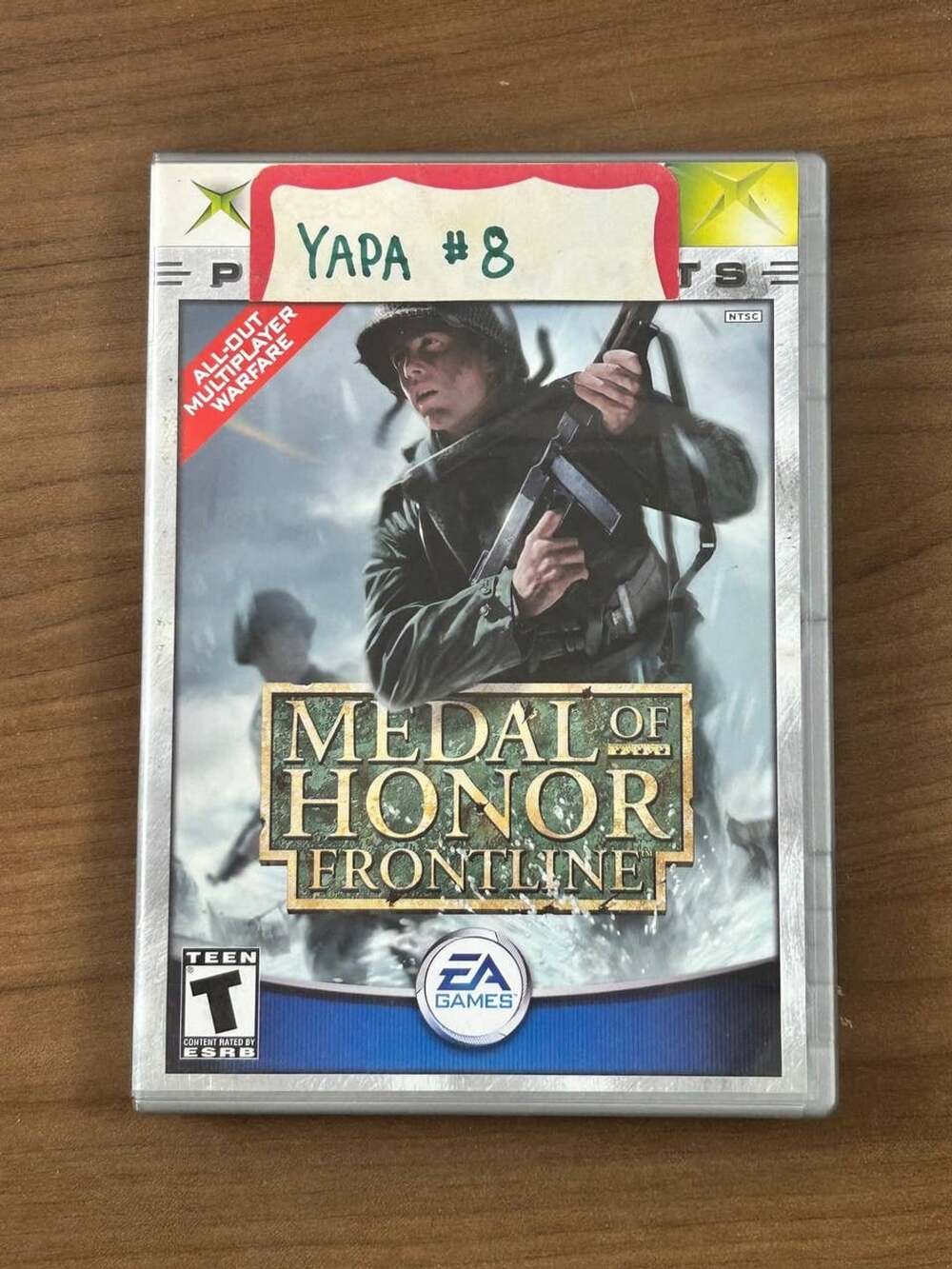 Medal of Honor Frontline Microsoft Xbox Platinum Hits With Manual & Case